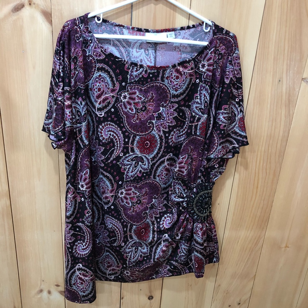 🔥 Avenue Shirt Sleeve Top 🔥